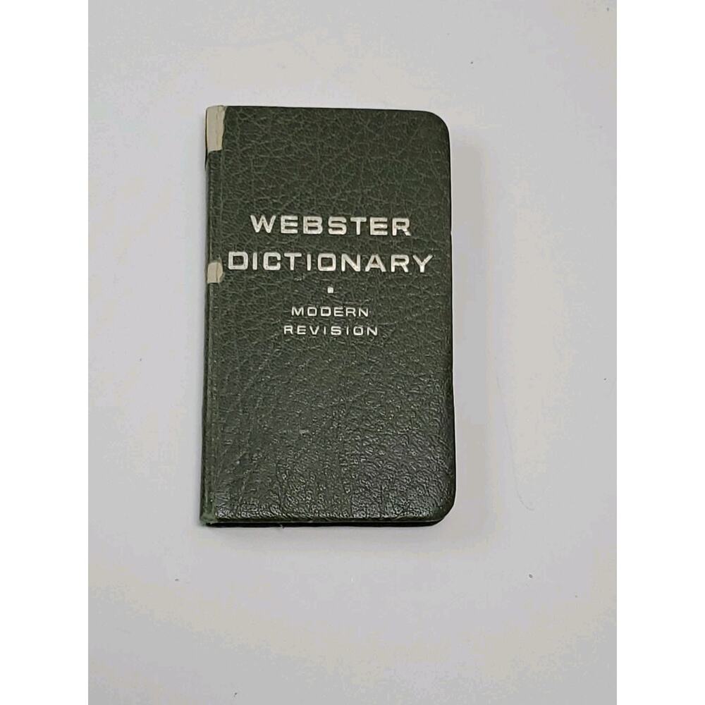 Vintage Webster Dictionary: Modern Revision (1975) first printing